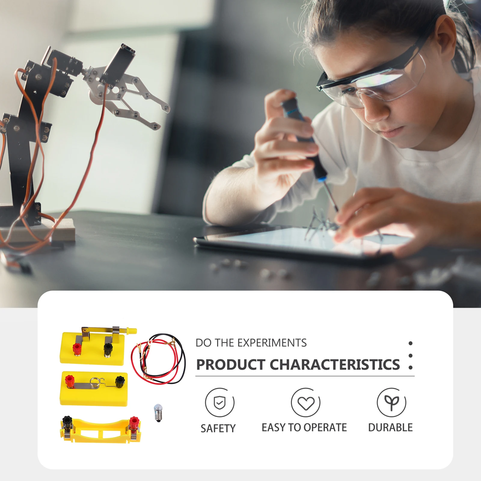 Circuit Experiment Box Science Kit Physics Experiments Series Parallel Learning Students Eco Friendly Gift Basic Circuit
Circuit Experiment Box Science Kit Physics Experiments Series Parallel Learning Students Eco Friendly Gift Basic Circuit