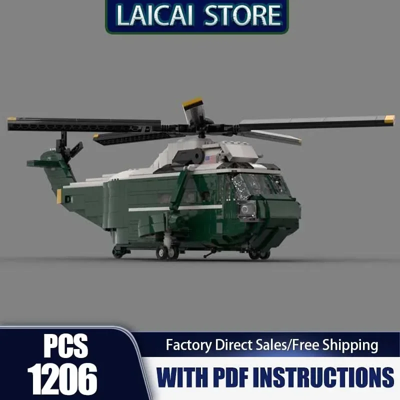 Aircraft Moc Building Bricks SH-3D Sea King Model Technology Military Fighter Model Blocks Assembly Gift Birthday Toys DIY Sets
Aircraft Moc Building Bricks SH-3D Sea King Model Technology Military Fighter Model Blocks Assembly Gift Birthday Toys DIY Sets
