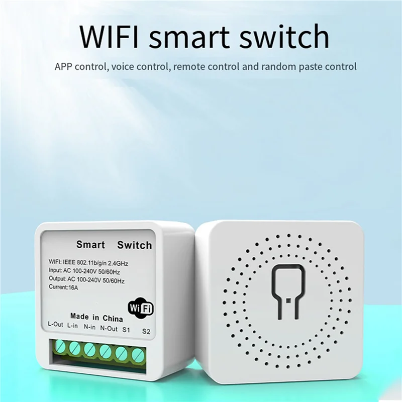 Y43A-3X Tuya 16A мини Wi-Fi переключатель DIY 1-сторонний пульт дистанционного управления таймер реле автоматизации для работы Smart Life
Y43A-3X Tuya 16A мини Wi-Fi переключатель DIY 1-сторонний пульт дистанционного управления таймер реле автоматизации для работы Smart Life