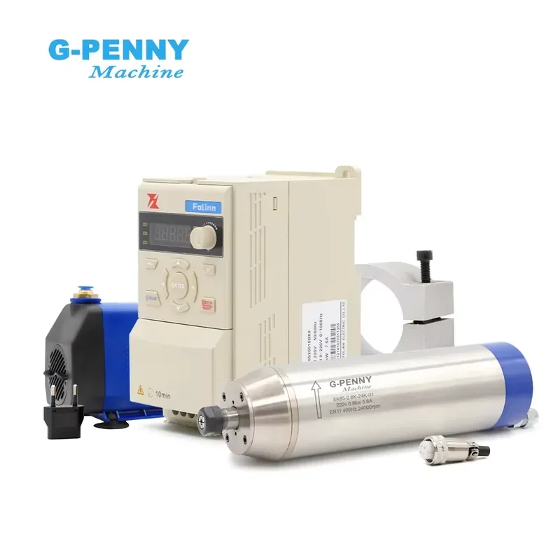 Customize G-penny 0.8kw Metal Working Spindle Kit 12000-24000rpm 400Hz Bullet Type & Fuling H110 Vector Inverter, Pump,Hold
Customize G-penny 0.8kw Metal Working Spindle Kit 12000-24000rpm 400Hz Bullet Type & Fuling H110 Vector Inverter, Pump,Hold
