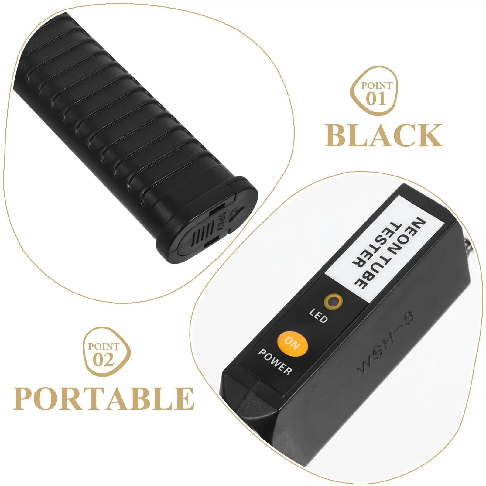 Neon Light Tester Tube Handheld LED Indicator Fluorescent Lamp Testers Electric Gas Sign Tools Batteries Powered
Neon Light Tester Tube Handheld LED Indicator Fluorescent Lamp Testers Electric Gas Sign Tools Batteries Powered