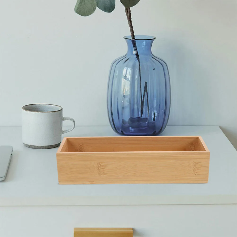 3Pcs Wooden Storage Box Lidless Organizer Natural Wood Finish Large Capacity for Makeup Desk Bathroom Drawer Storage Tray
3Pcs Wooden Storage Box Lidless Organizer Natural Wood Finish Large Capacity for Makeup Desk Bathroom Drawer Storage Tray