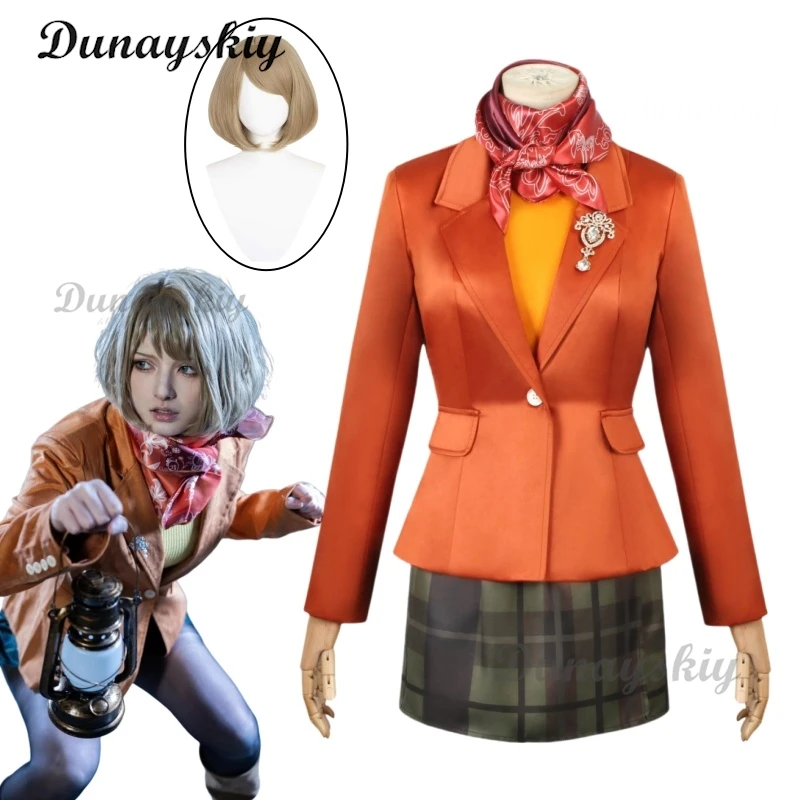 Biohazard Resident 4 Remake Ashley Graham Evil Cosplay Costume Jacket Dress Women Sweaters Outfits Halloween Carnival Party Suit
Biohazard Resident 4 Remake Ashley Graham Evil Cosplay Costume Jacket Dress Women Sweaters Outfits Halloween Carnival Party Suit