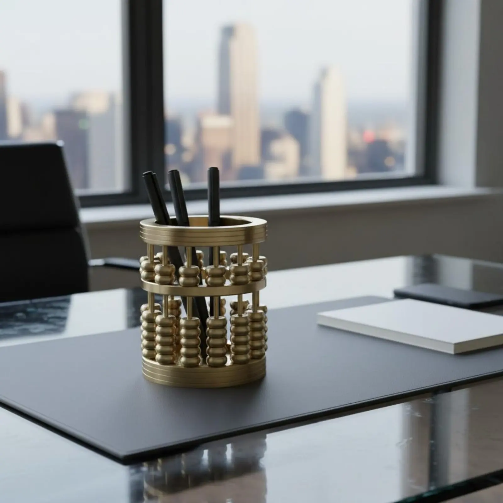 Copper Abacus Writing Instrument Holder Business Gift Chinese Design Desk Accessory Stationery Organizer Handicraft for Desktop
Copper Abacus Writing Instrument Holder Business Gift Chinese Design Desk Accessory Stationery Organizer Handicraft for Desktop