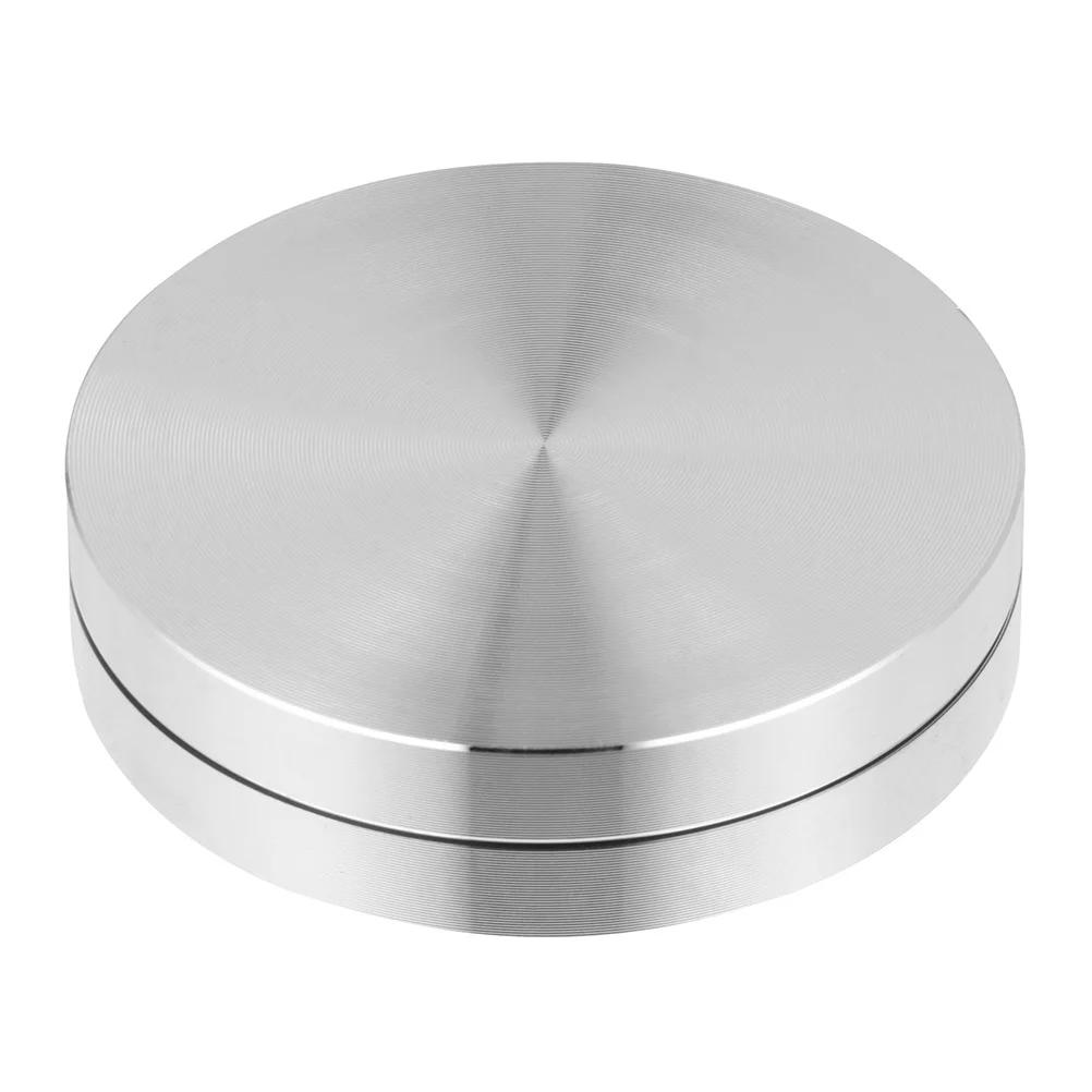 Mini Cake Pans Turntable Base Dining Supplies Bearing Bearings Rotating Stand Metal Silver Tray
Mini Cake Pans Turntable Base Dining Supplies Bearing Bearings Rotating Stand Metal Silver Tray