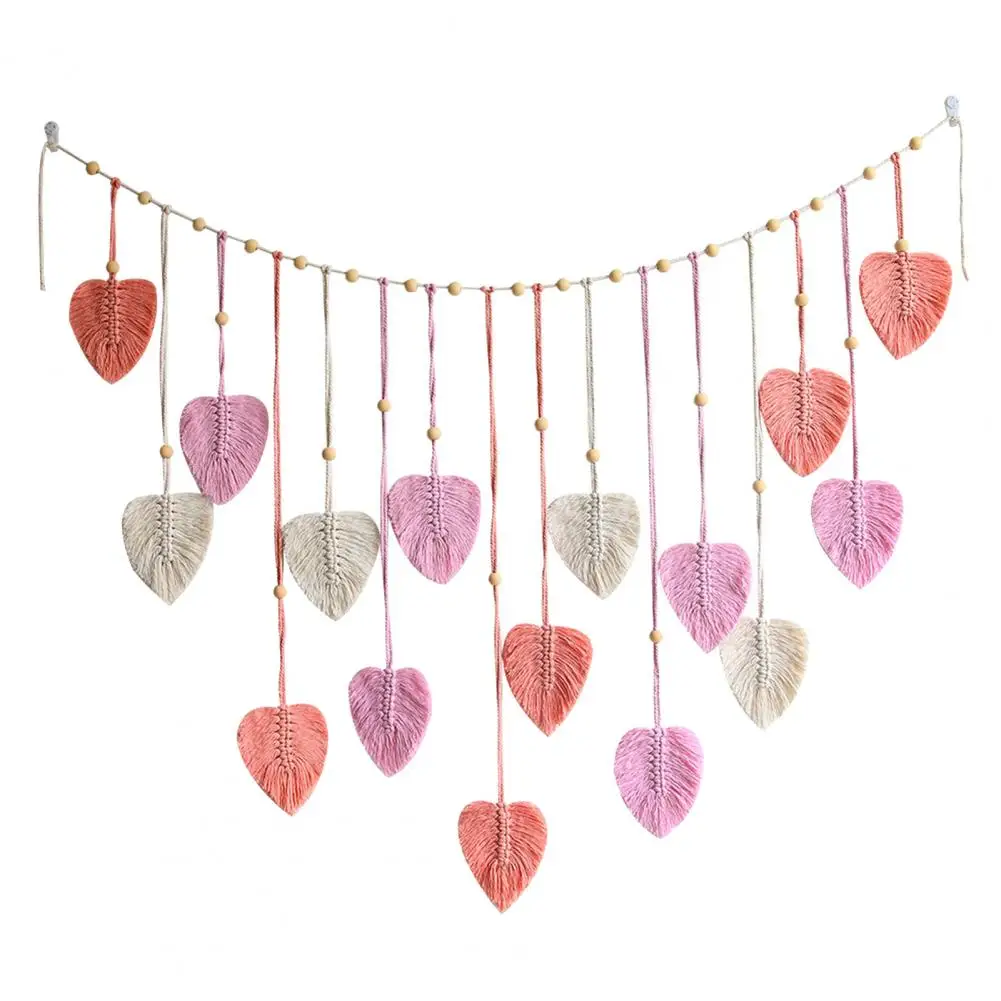 Bohemian Tapestry Pendant Bohemian Wood Bead Leaf Tassel Tapestry Hand Woven Hanging Decoration with Cotton Rope Photo
Bohemian Tapestry Pendant Bohemian Wood Bead Leaf Tassel Tapestry Hand Woven Hanging Decoration with Cotton Rope Photo