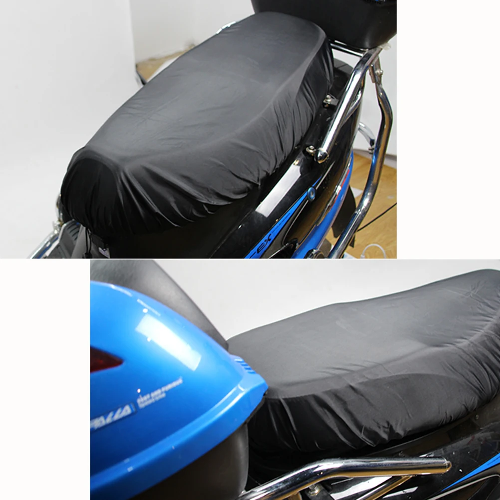 Pratical Motorcycle Cushion Cover Protective Cover Multifunctional Sun Block Bike Cover for Outdoor Bike (Black, L) 
Pratical Motorcycle Cushion Cover Protective Cover Multifunctional Sun Block Bike Cover for Outdoor Bike (Black, L)