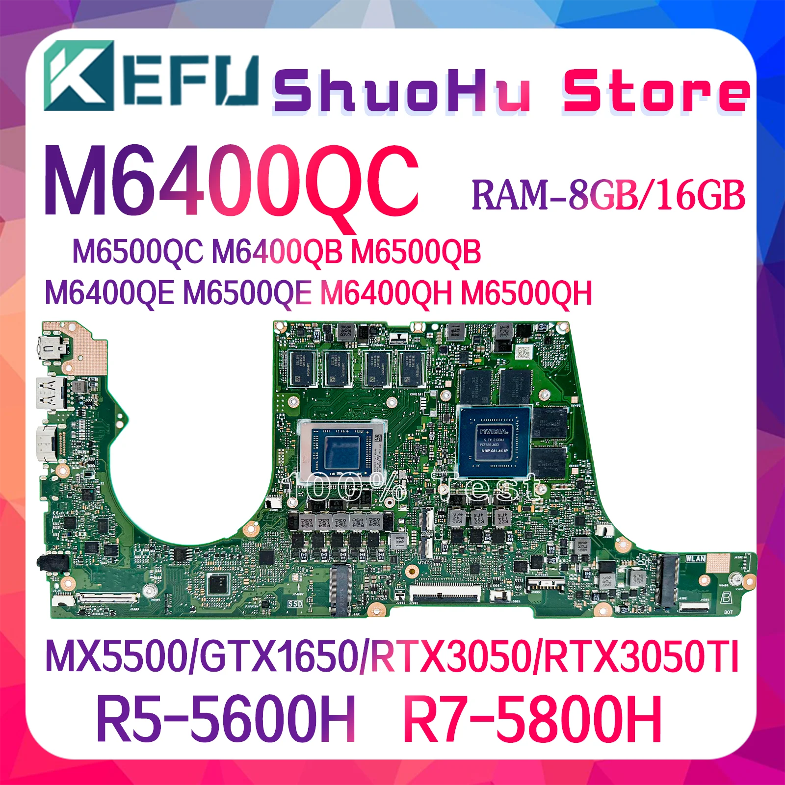 KEFU M6400QC Mainboard For ASUS M6400QB M6400QE M6400QH M6500QC M6500QB M6500QE M6500QH D6400Q D6500Q Laptop Motherboard R5 R7
KEFU M6400QC Mainboard For ASUS M6400QB M6400QE M6400QH M6500QC M6500QB M6500QE M6500QH D6400Q D6500Q Laptop Motherboard R5 R7