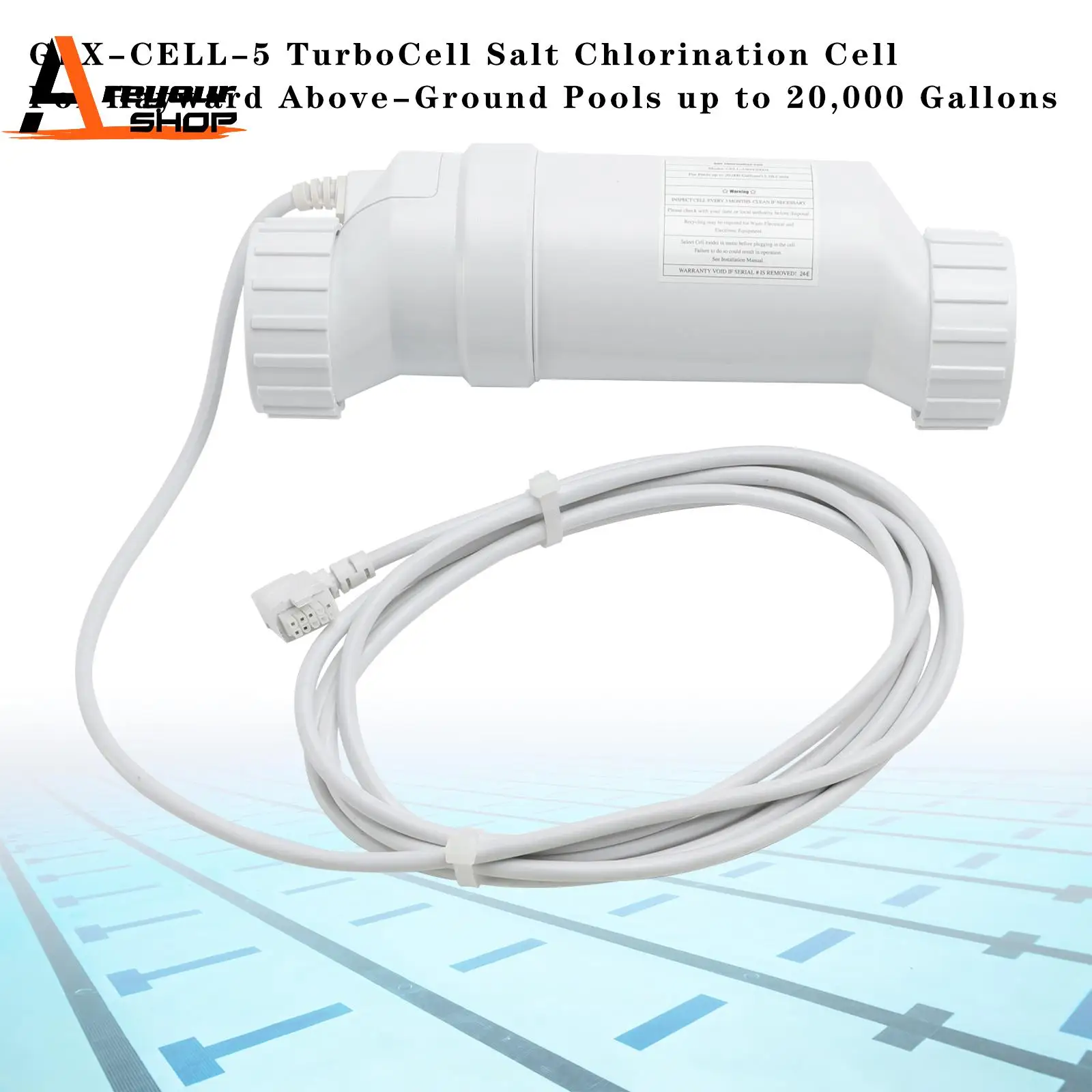 GLX-CELL-5 Ячейка для хлорации соли TurboCell для бассейна Hayward до 20000 галлонов
GLX-CELL-5 Ячейка для хлорации соли TurboCell для бассейна Hayward до 20000 галлонов