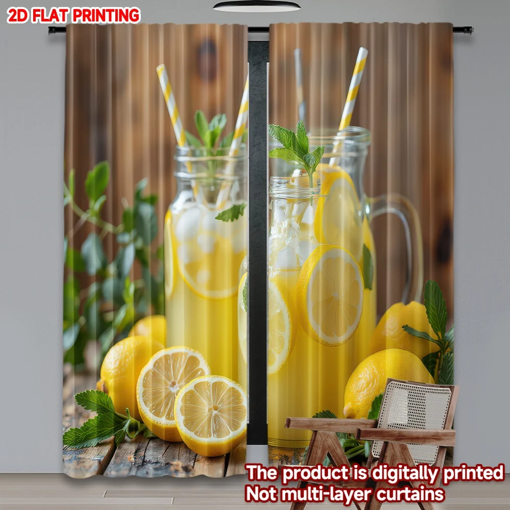 2D flat printing 2pcs Party Curtains Summer Lemonade Refreshment Digital Printed Polyester Drapes Festive Wall Decor Use for
2D flat printing 2pcs Party Curtains Summer Lemonade Refreshment Digital Printed Polyester Drapes Festive Wall Decor Use for