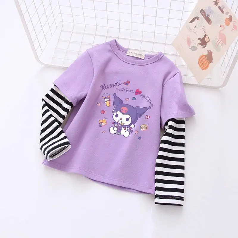 Kuromi Anime Kawaii Sanrio Children Fashion Autumn Cotton Long Sleeve Shirt Cute My Melody Children Base Hoodie Gifts Toys
Kuromi Anime Kawaii Sanrio Children Fashion Autumn Cotton Long Sleeve Shirt Cute My Melody Children Base Hoodie Gifts Toys
