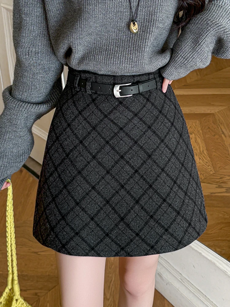 Faionable Thiened Woolen A-Line Skirt Women's Autumn Winter Faion Slimming ort Skirts High Waist Busin Casual
Faionable Thiened Woolen A-Line Skirt Women's Autumn Winter Faion Slimming ort Skirts High Waist Busin Casual