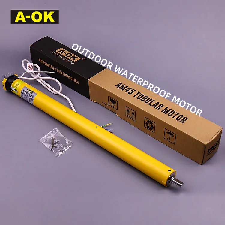 A-OK AM45-20/17-MR-E-XP Радио с молнией экрана Обнаружение препятствий Трубчатый двигатель AOK
A-OK AM45-20/17-MR-E-XP Радио с молнией экрана Обнаружение препятствий Трубчатый двигатель AOK