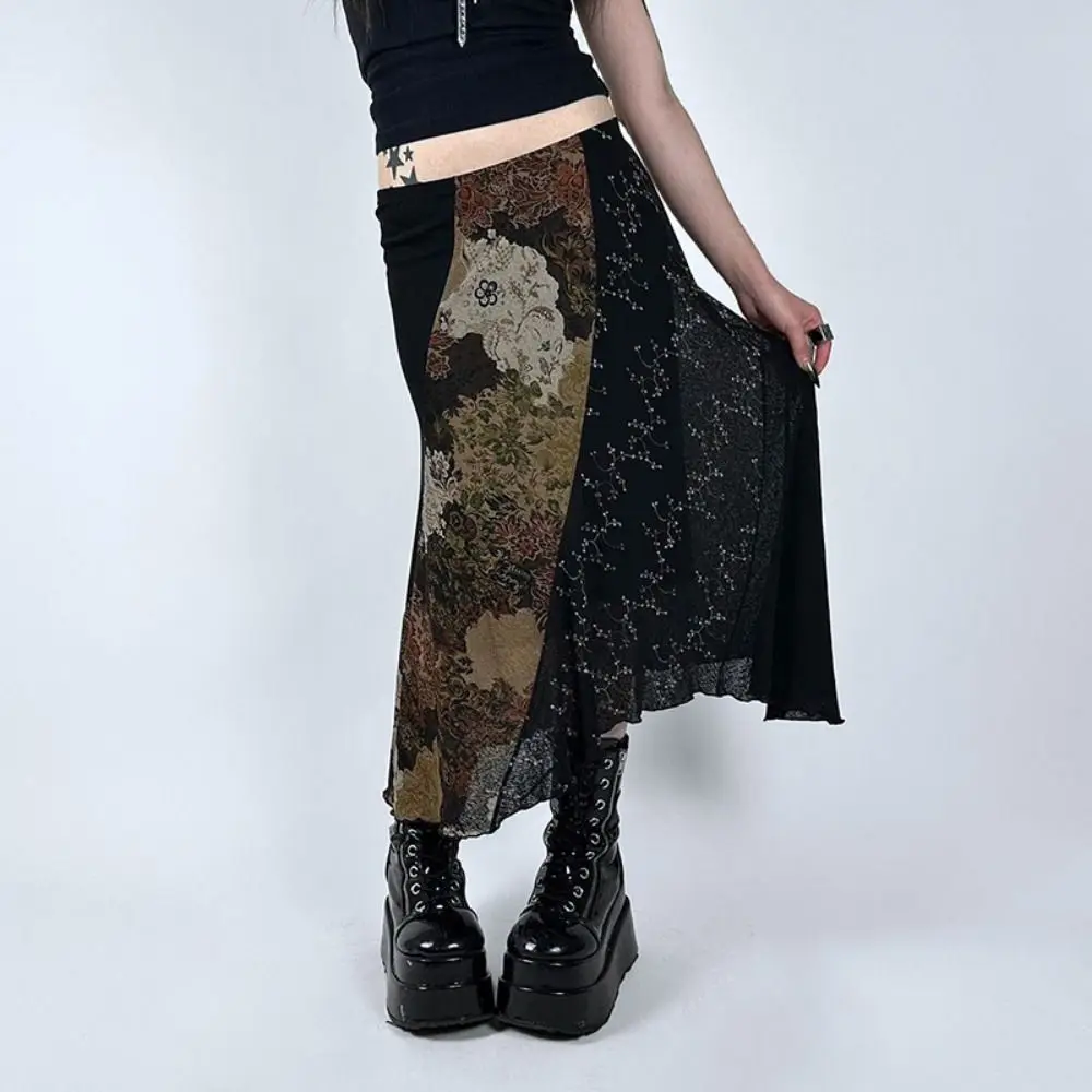 All-Match Floral Print Long Midi Skirt Lettuce Trim High Waist A-Line Maxi Skirt Ruffle Vintage Retro Clothing Girl
All-Match Floral Print Long Midi Skirt Lettuce Trim High Waist A-Line Maxi Skirt Ruffle Vintage Retro Clothing Girl