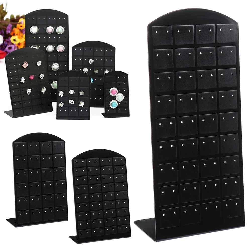 New 3 Sizes Fashion Necklaces Holder Earrings Ear Studs Plastic Display Metal Stand Organizer Jewelry Show Rack
New 3 Sizes Fashion Necklaces Holder Earrings Ear Studs Plastic Display Metal Stand Organizer Jewelry Show Rack