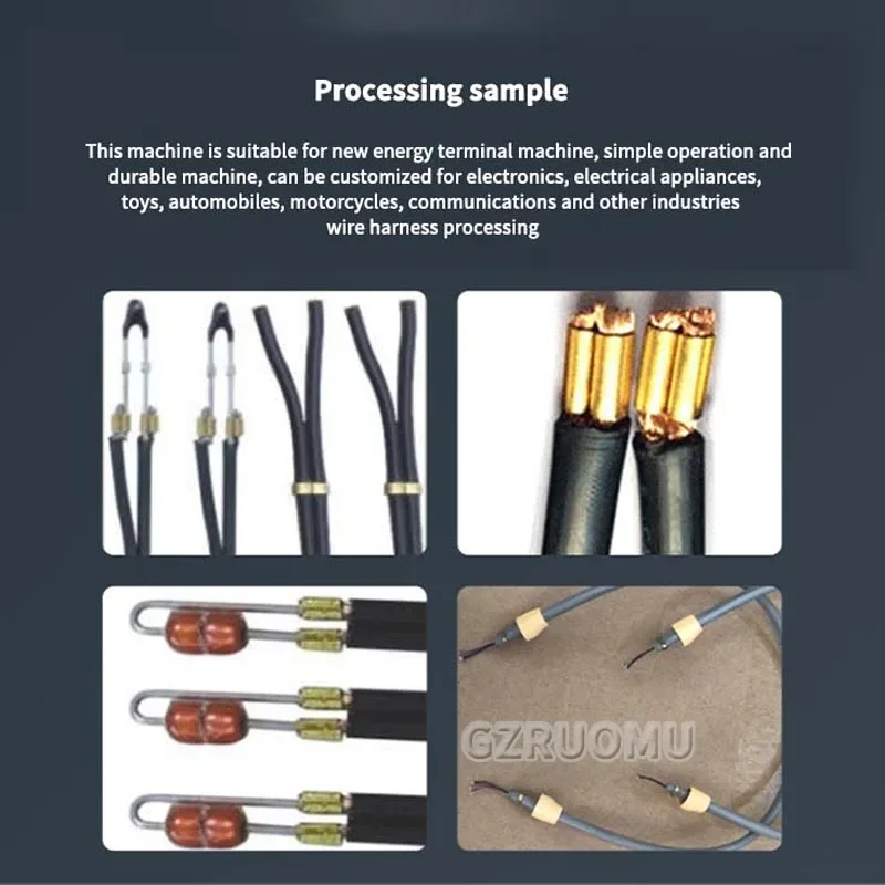 RZ-04 Automatic Copper Belt Machine Silent Crimp Press High Precision Electric Crimping Tool Suitable For Wire Harnesses Docking
RZ-04 Automatic Copper Belt Machine Silent Crimp Press High Precision Electric Crimping Tool Suitable For Wire Harnesses Docking