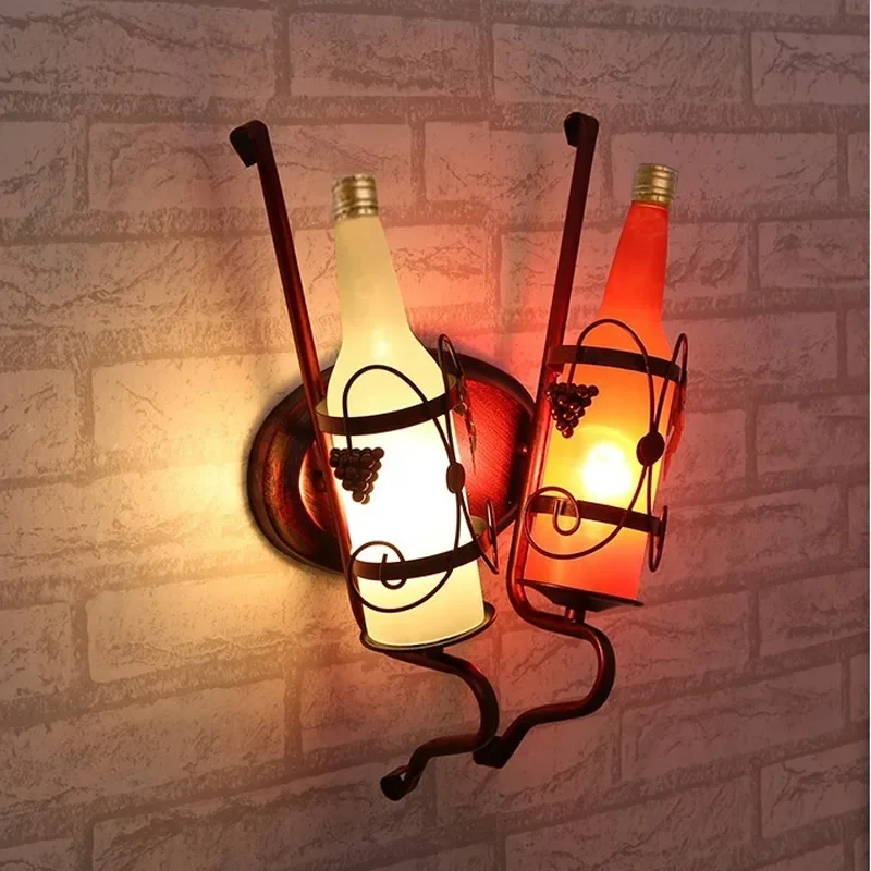 Beer bottle wall lamp European bar creative bar lamp decoration aisle bedroom clubhouse lamp retro wall
Beer bottle wall lamp European bar creative bar lamp decoration aisle bedroom clubhouse lamp retro wall