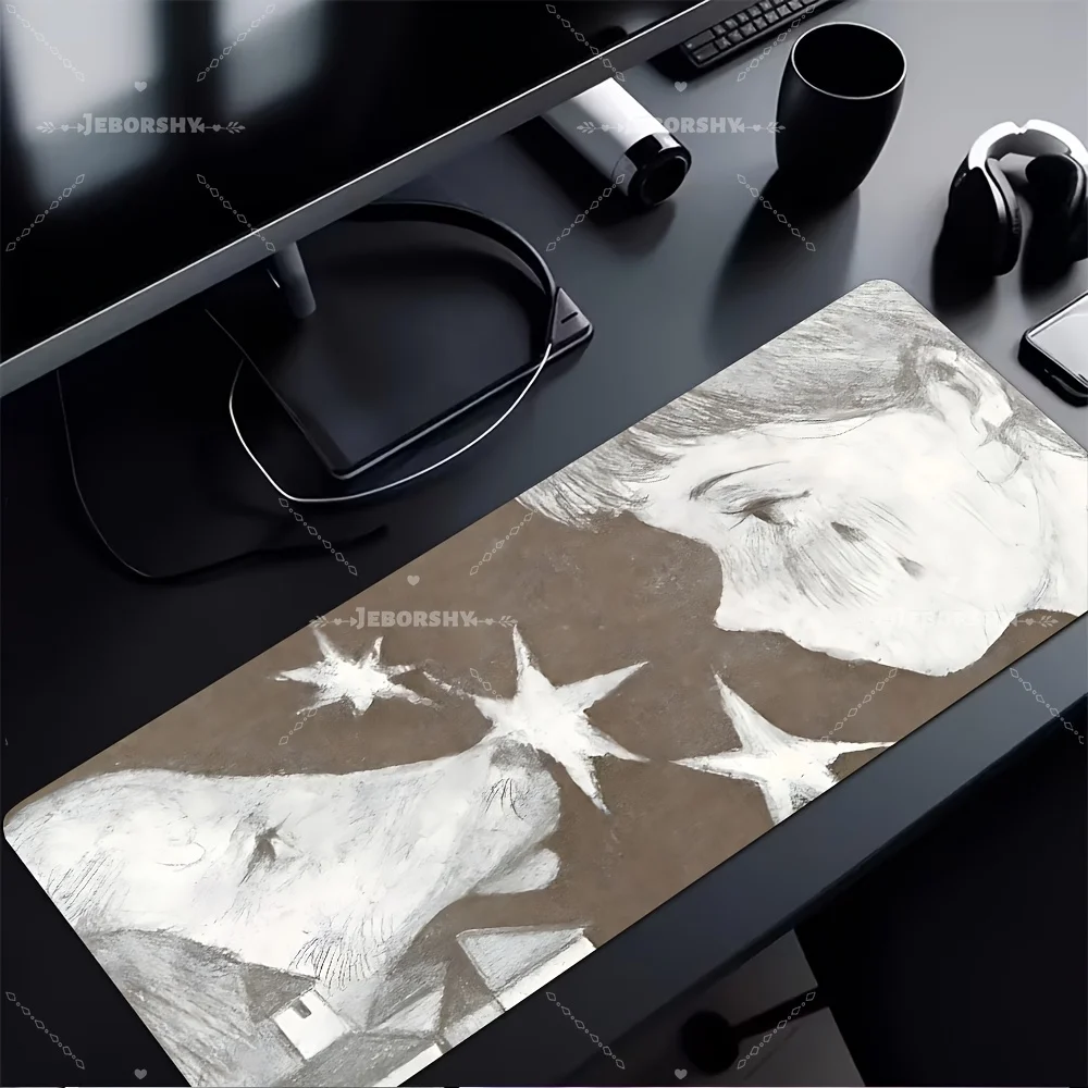 Minimalist Brown White Sketch Art Desk Mat, Non-slip Mouse Pad, Perfect Gift for Art Lovers
Minimalist Brown White Sketch Art Desk Mat, Non-slip Mouse Pad, Perfect Gift for Art Lovers