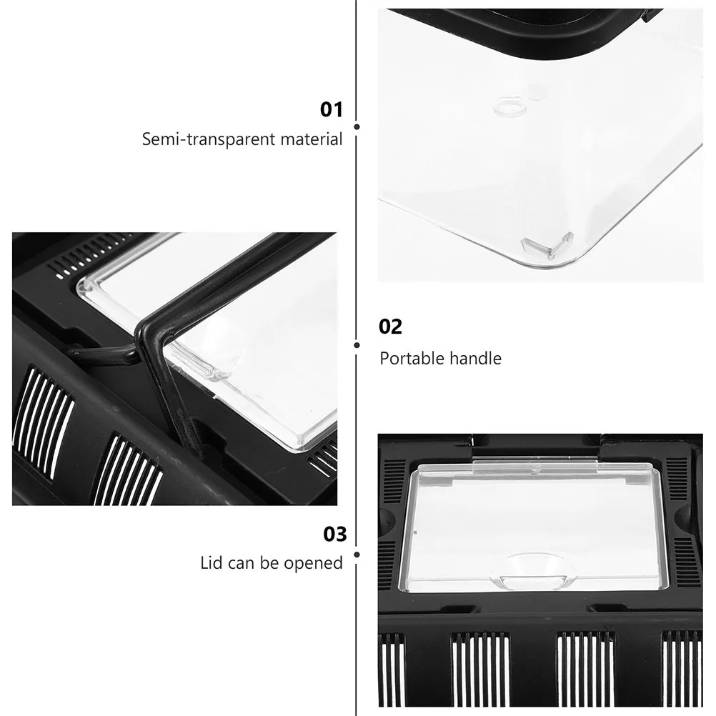 Clear Reptile Feeding Box Sturdy Wear-Resistant Breeding Tank for Tortoise Spider Pet Display Container Home Habitat Case
Clear Reptile Feeding Box Sturdy Wear-Resistant Breeding Tank for Tortoise Spider Pet Display Container Home Habitat Case