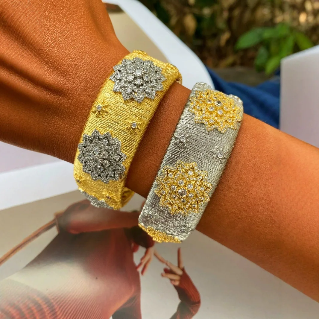 Retro Italian Butti craftsmanship brushed copper zirconia-studded ring and bracelet niche high-end jewelry
Retro Italian Butti craftsmanship brushed copper zirconia-studded ring and bracelet niche high-end jewelry