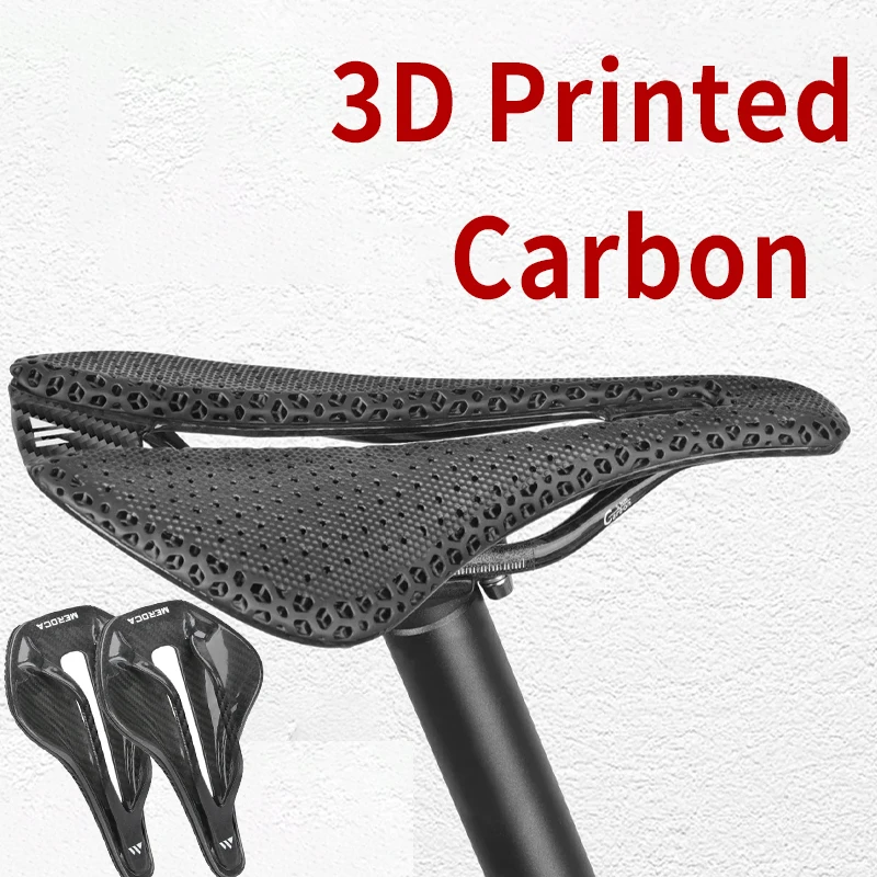 Седло MEROCA Carbon с 3D принтом, ультра удобное 3D-печать, гоночная дорожная подушка для горного велосипеда, легкое сиденье для велосипеда 
Седло MEROCA Carbon с 3D принтом, ультра удобное 3D-печать, гоночная дорожная подушка для горного велосипеда, легкое сиденье для велосипеда