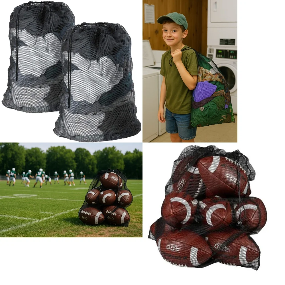 2 Pack Black Mesh Laundry Bags Drawstring Closure for Delicates Toys Sports Gear Washing Organizer Multipurpose Protection
2 Pack Black Mesh Laundry Bags Drawstring Closure for Delicates Toys Sports Gear Washing Organizer Multipurpose Protection