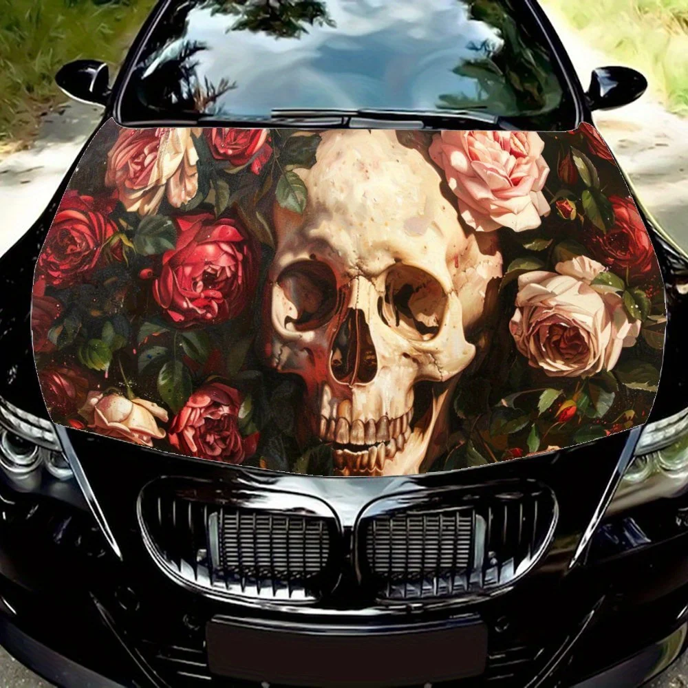 Horrible Skull Head and Red Rose Car Hood Wrap Color Vinyl Sticker Truck Graphic Bonnet Auto Accessories Decoration Decal Gift
Horrible Skull Head and Red Rose Car Hood Wrap Color Vinyl Sticker Truck Graphic Bonnet Auto Accessories Decoration Decal Gift
