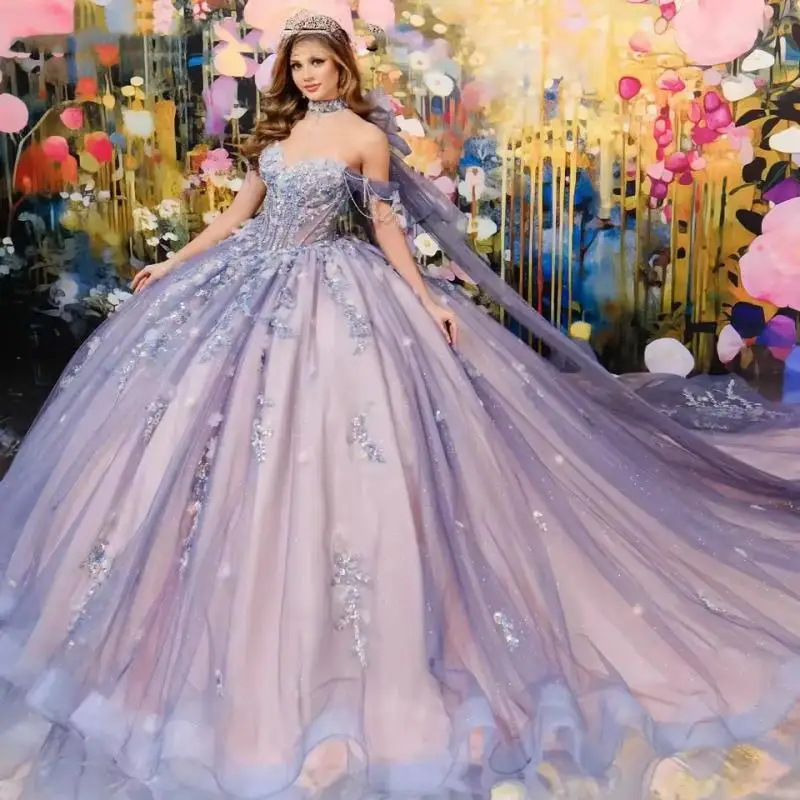 Customized Off Shoulder Princess Quinceanera Dresses Appliqued Prom Party Gowns Mexican vestidos de 15 años quinceañera
Customized Off Shoulder Princess Quinceanera Dresses Appliqued Prom Party Gowns Mexican vestidos de 15 años quinceañera
