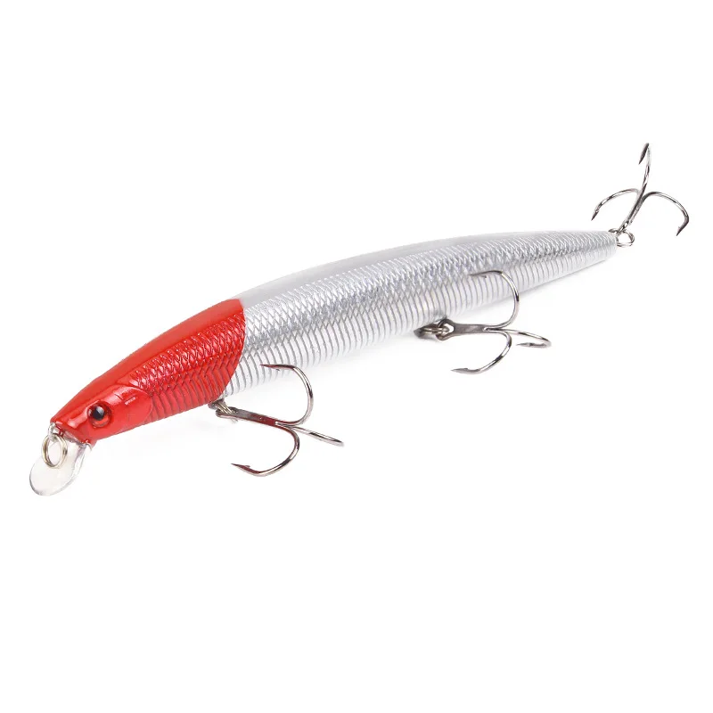 1Pc Big Minnow Sea Fishing Lure 18cm 24g Floating Trolling Wobblers Crankbait Plastic Artificial Hard Bait for Trout Pike Bass
1Pc Big Minnow Sea Fishing Lure 18cm 24g Floating Trolling Wobblers Crankbait Plastic Artificial Hard Bait for Trout Pike Bass