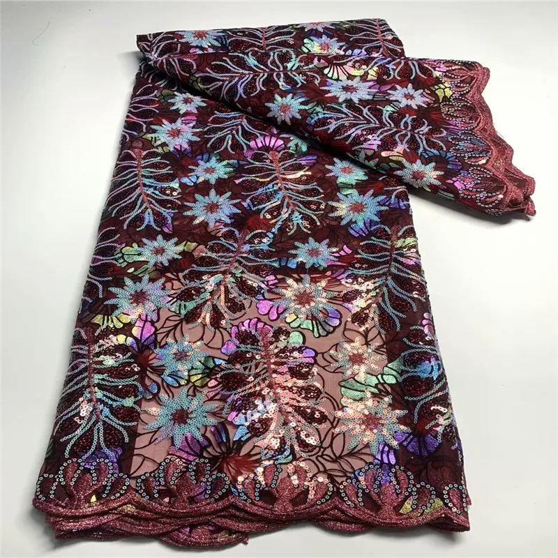 African Lace Fabric 5 Yards 2023 High Quality Luxury Sequins Net Embroidery Nigerian Wedding Gown Material French Lace Fabric
African Lace Fabric 5 Yards 2023 High Quality Luxury Sequins Net Embroidery Nigerian Wedding Gown Material French Lace Fabric