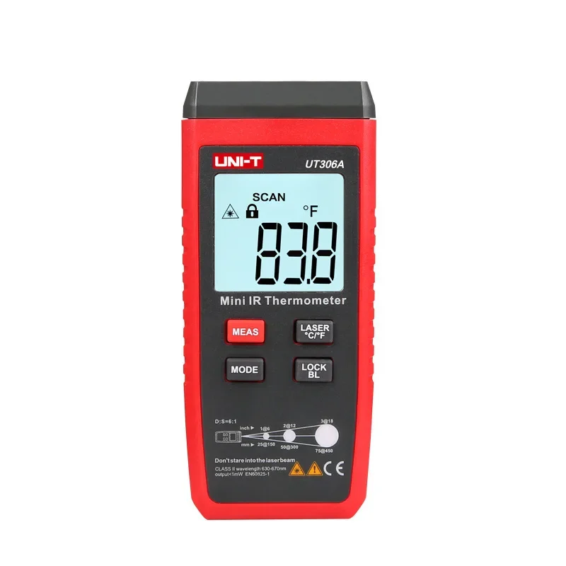 UNIT UT306A Mini-contact Thermometer, Dual-channel K/J Thermocouple Thermometer Data To Keep Off Automatically
UNIT UT306A Mini-contact Thermometer, Dual-channel K/J Thermocouple Thermometer Data To Keep Off Automatically