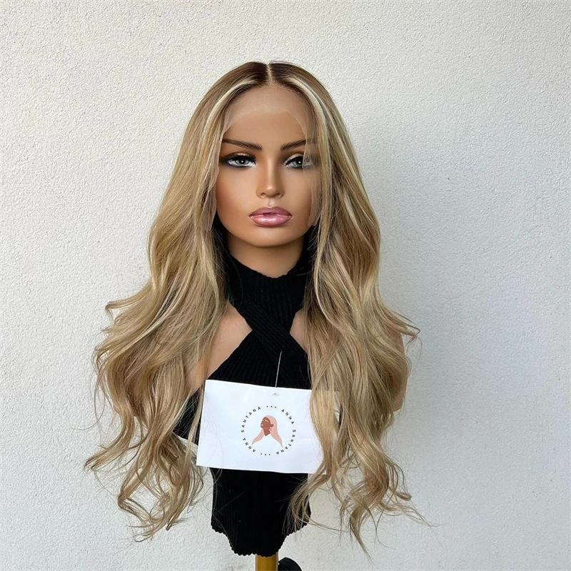 Thick Human Hair Mixed Fibre Blonde Wig Long Wavy Lace Frontal Wig Premium Heat Safe Fibre Synthetic Hair Soft Swiss Lace Wig
Thick Human Hair Mixed Fibre Blonde Wig Long Wavy Lace Frontal Wig Premium Heat Safe Fibre Synthetic Hair Soft Swiss Lace Wig