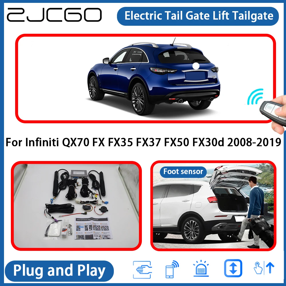 for Infiniti QX70 FX FX35 FX37 FX50 FX30d 2008-2019 Powered Tailgate Power Liftgate Electric Tail Gate Lift Assisting System
for Infiniti QX70 FX FX35 FX37 FX50 FX30d 2008-2019 Powered Tailgate Power Liftgate Electric Tail Gate Lift Assisting System