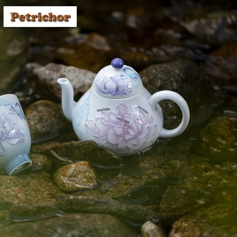 150ml Hand-painted Peony Teapot Antique Tea Infuser Pot Household Tea Maker Kettle With Filter Tea Items Accessories Ornaments
150ml Hand-painted Peony Teapot Antique Tea Infuser Pot Household Tea Maker Kettle With Filter Tea Items Accessories Ornaments