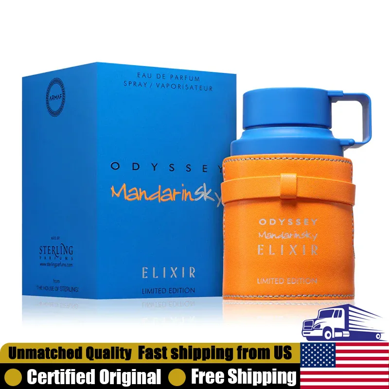 Armaf Odyssey Mandarin Sky Elixir Eau de Parfum 3.4 Ounce Premium Arabian Perfumes Lasting Oriental Woody Unisex Perfume Cologne
Armaf Odyssey Mandarin Sky Elixir Eau de Parfum 3.4 Ounce Premium Arabian Perfumes Lasting Oriental Woody Unisex Perfume Cologne
