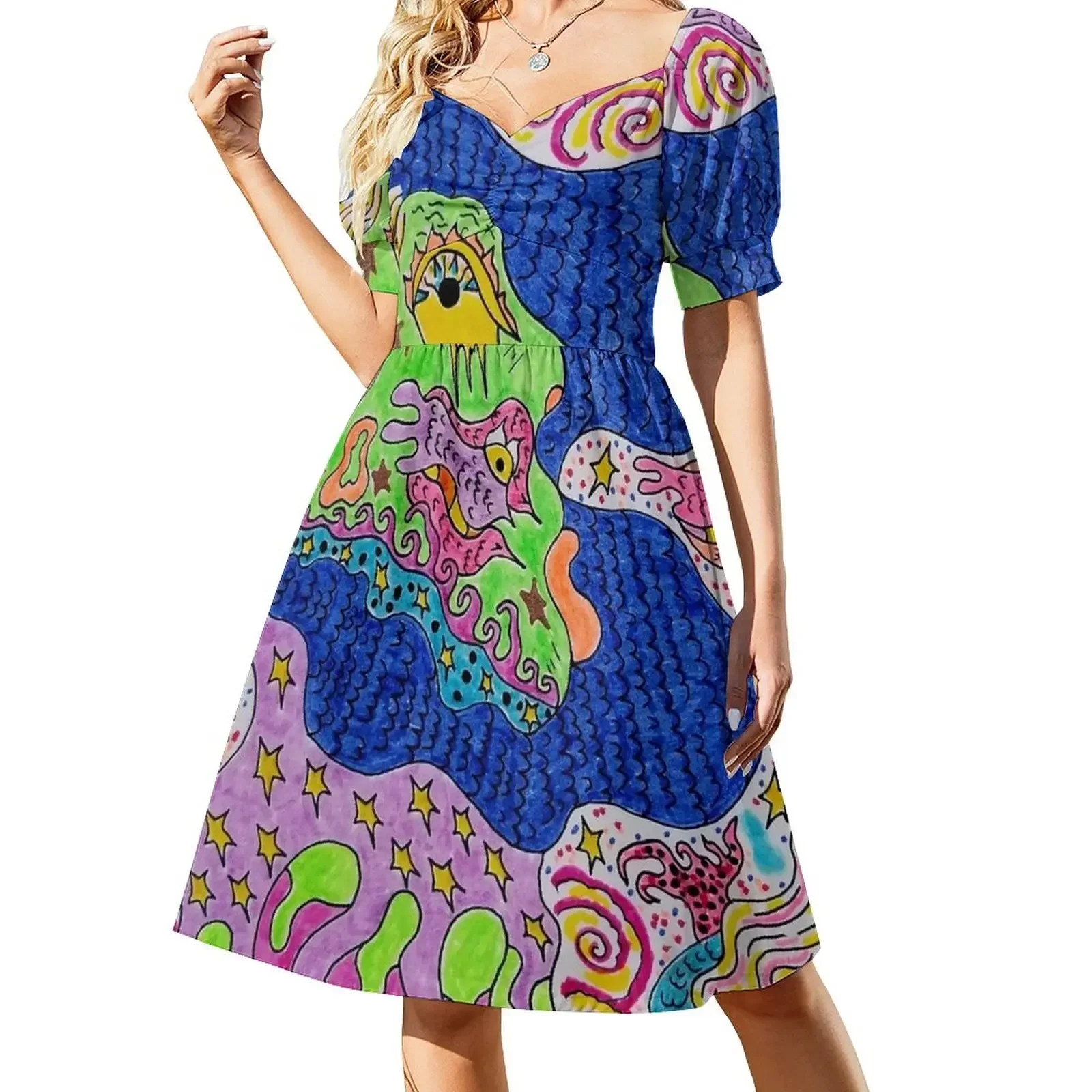 Green Blue Angel Short-Sleeved Dress dress party evening elegant luxury celebrity dresses for women 2025 Dress
Green Blue Angel Short-Sleeved Dress dress party evening elegant luxury celebrity dresses for women 2025 Dress