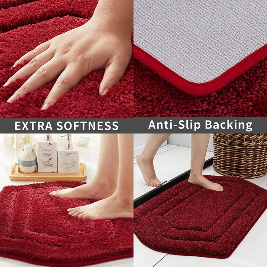 Extra Thick Bath Linen Sets Rugs for Bathroom - Anti-Slip Bath Mats Soft Plush Yarn Shaggy 100 Strong Polyester Living Room Bed
Extra Thick Bath Linen Sets Rugs for Bathroom - Anti-Slip Bath Mats Soft Plush Yarn Shaggy 100 Strong Polyester Living Room Bed