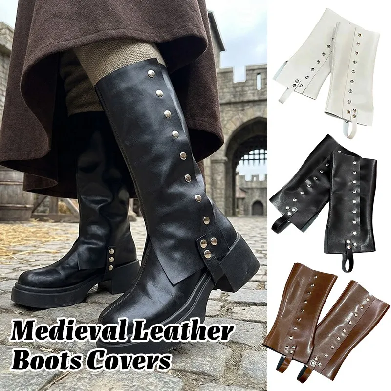 1Pair Medieval Leather Button Foot Covers Training Exercise Outdoor Sports Knee Pads Hiking Sports Knee Pads PU Accessories
1Pair Medieval Leather Button Foot Covers Training Exercise Outdoor Sports Knee Pads Hiking Sports Knee Pads PU Accessories