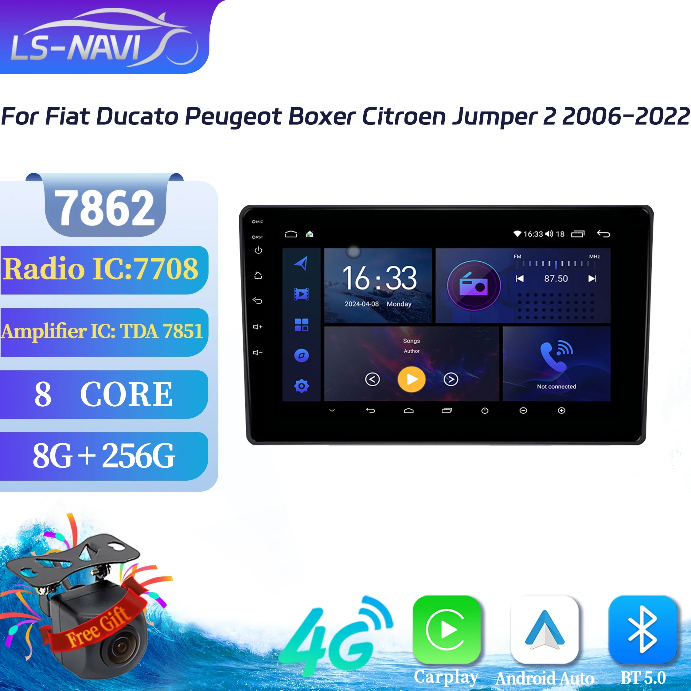 Android 14 For Fiat Ducato Peugeot Boxer Citroen Jumper 2 2006-2022 Car Radio Navigation Multimedia Wireless BT 2K QLED Screen
Android 14 For Fiat Ducato Peugeot Boxer Citroen Jumper 2 2006-2022 Car Radio Navigation Multimedia Wireless BT 2K QLED Screen