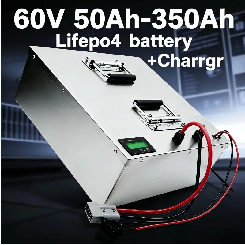 60V LiFePO4 Battery 50Ah-300Ah | High-Capacity Lithium Iron Phosphate Battery Pack | Built-in Advanced BMS | Rechargeable Deep C
60V LiFePO4 Battery 50Ah-300Ah | High-Capacity Lithium Iron Phosphate Battery Pack | Built-in Advanced BMS | Rechargeable Deep C