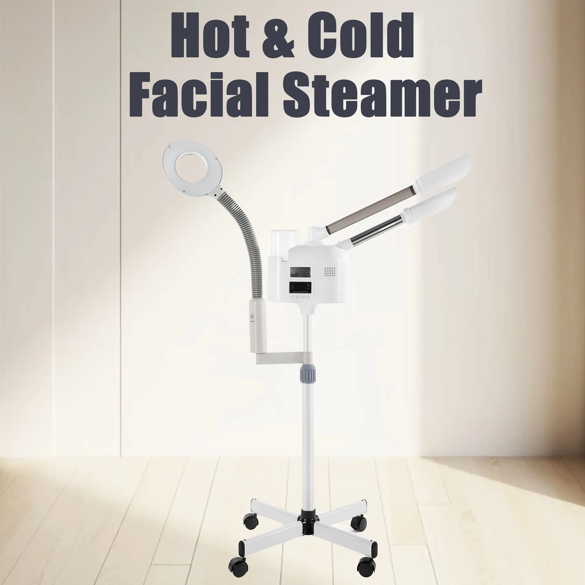 Single tube and double tube cold and hot spray device, touch screen timer beauty steaming facial moisturizing device
Single tube and double tube cold and hot spray device, touch screen timer beauty steaming facial moisturizing device