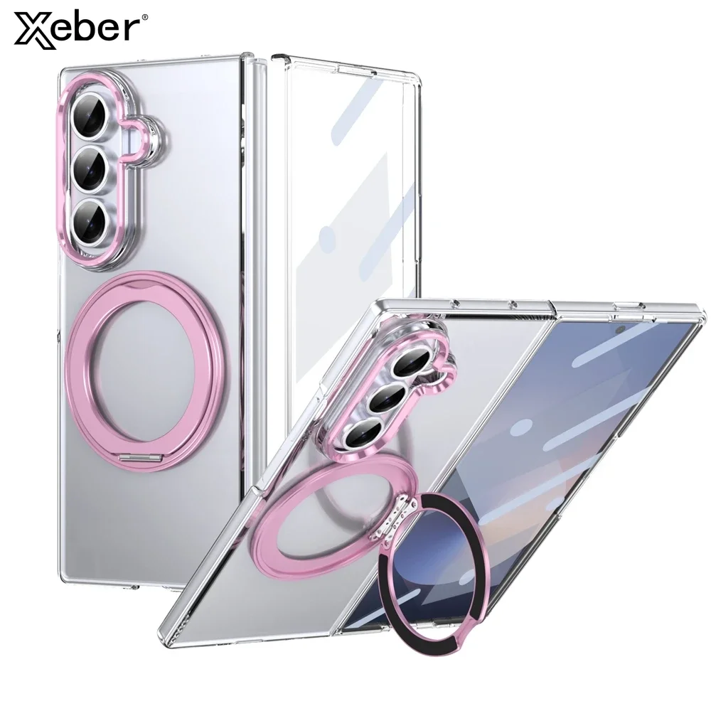 Magnetic Clear Phone Case For Samsung Galaxy Z Fold 7 8 Wide 6 5 4 3 For Magsafe Tempered Flim Ring Holder Stand Hard Back Cover
Magnetic Clear Phone Case For Samsung Galaxy Z Fold 7 8 Wide 6 5 4 3 For Magsafe Tempered Flim Ring Holder Stand Hard Back Cover