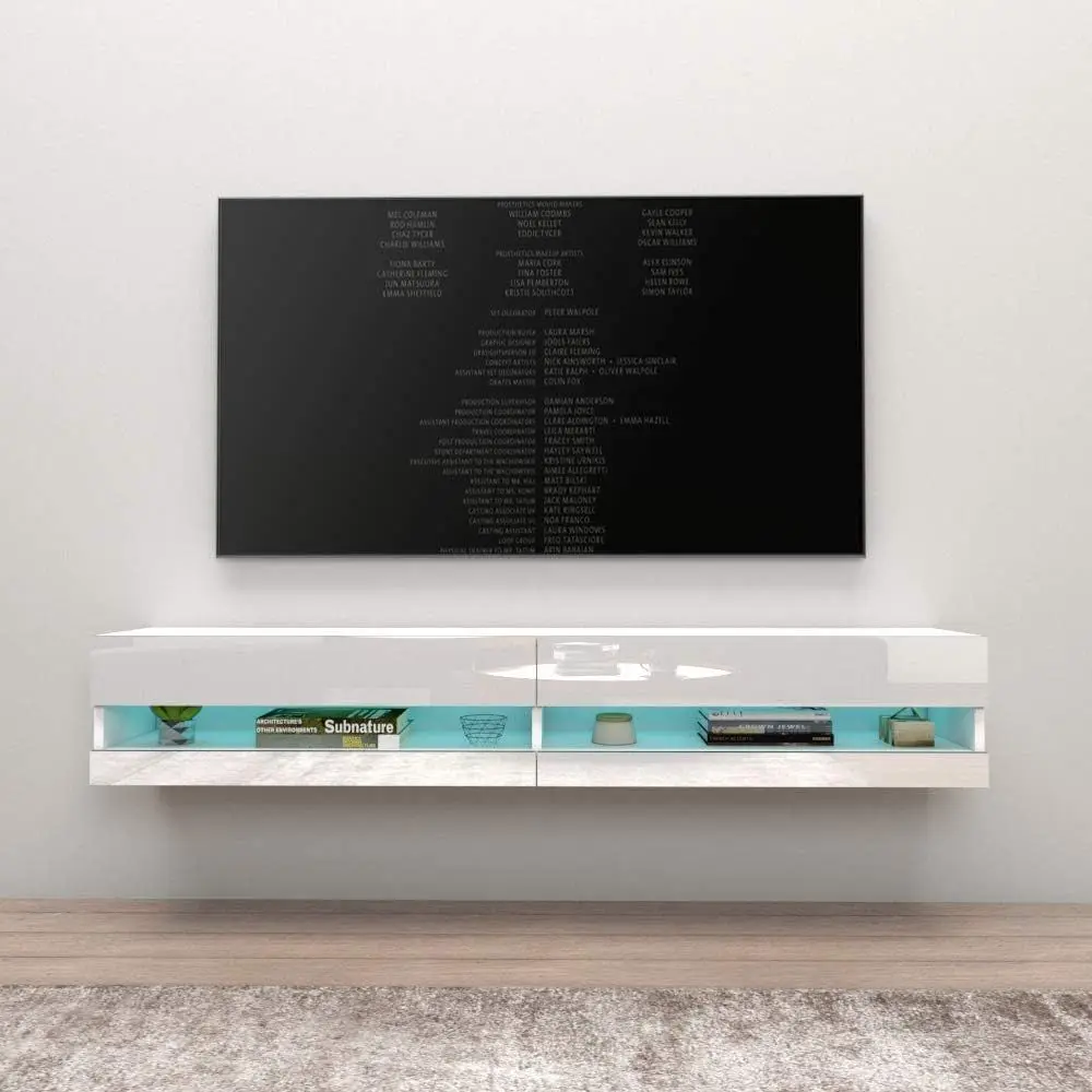 Meble urniture New 180 ern High Gloss TV Stand — LED Lights — Engineered Wood, 70.9 x 15.7 x 19.7 inches — White
Meble urniture New 180 ern High Gloss TV Stand — LED Lights — Engineered Wood, 70.9 x 15.7 x 19.7 inches — White