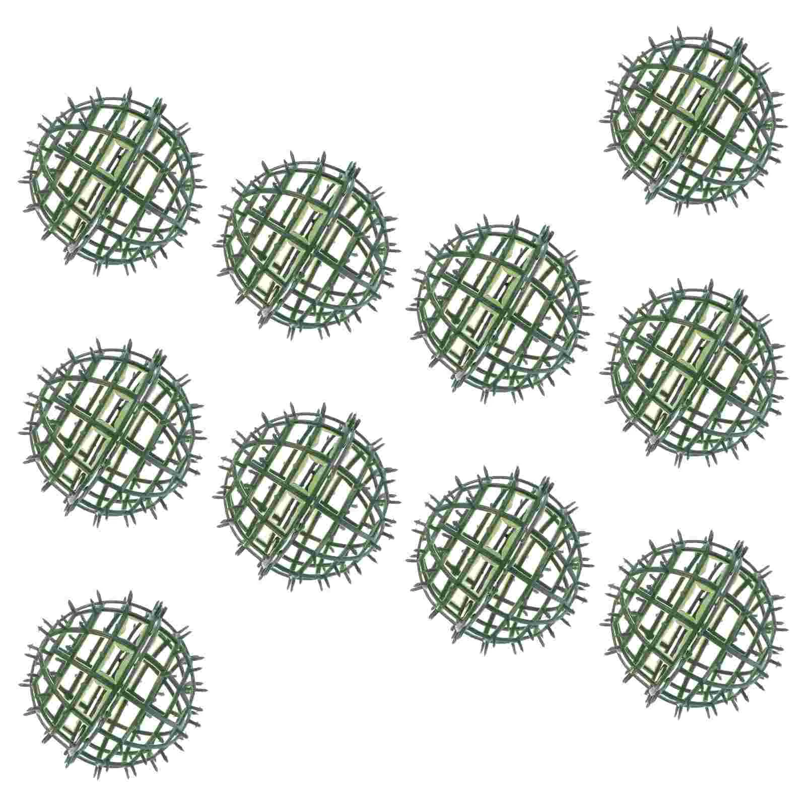 10 Pcs Plastic Floral Ball Rack Flower Racks Pots Green Frame Grass Ornament Decorative DIY Arrangement Shelf Artificial
10 Pcs Plastic Floral Ball Rack Flower Racks Pots Green Frame Grass Ornament Decorative DIY Arrangement Shelf Artificial