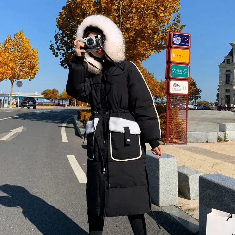 Down Cotton Coat Women 2024 Winter New Korean Slim Versatile Padded Jacket Female Casual Large Size Fur Collar Thick Warm Parkas
Down Cotton Coat Women 2024 Winter New Korean Slim Versatile Padded Jacket Female Casual Large Size Fur Collar Thick Warm Parkas