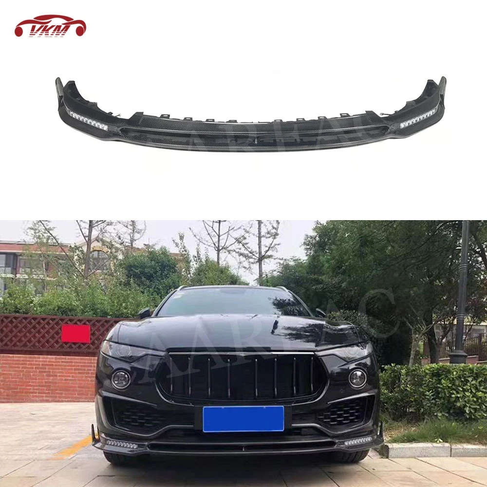 Carbon Fiber Front Bumper Lip Spoiler With Lamp for Maserati Levante 2016 2017 2018 2019 M Style Head Bumper Chin Guard
Carbon Fiber Front Bumper Lip Spoiler With Lamp for Maserati Levante 2016 2017 2018 2019 M Style Head Bumper Chin Guard