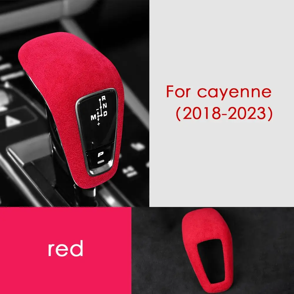 Car Interior Suede Center Console Gear Shift Knob Cover Trim Decal Sticker for Porsche Cayenne New Energy 2018-2024 (RED)
Car Interior Suede Center Console Gear Shift Knob Cover Trim Decal Sticker for Porsche Cayenne New Energy 2018-2024 (RED)