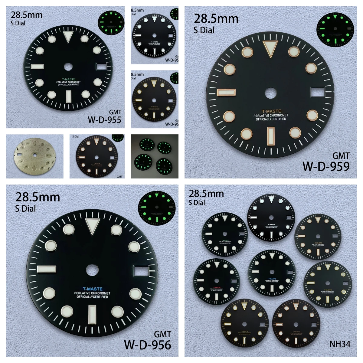 28.5mm GMT S Logo Dial Fit NH34 Movement Green Luminous Matte Blaack High-Quality Watch Modification Accessories
28.5mm GMT S Logo Dial Fit NH34 Movement Green Luminous Matte Blaack High-Quality Watch Modification Accessories