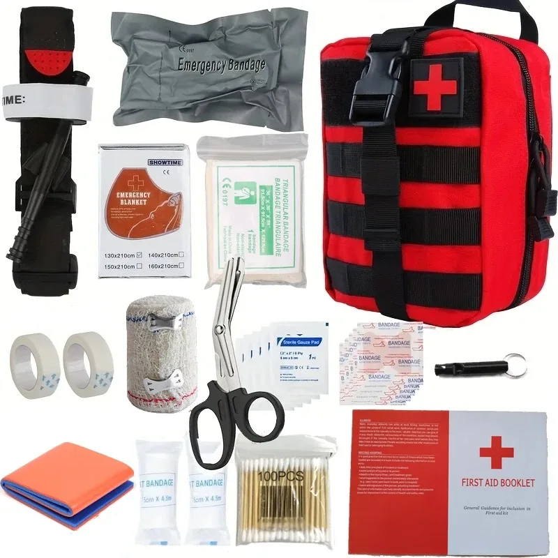 50pcs IFAK Trauma Survival First Aid Kit, Camping Gear Supplies Emergency Survival Kit, Hiking Kit
50pcs IFAK Trauma Survival First Aid Kit, Camping Gear Supplies Emergency Survival Kit, Hiking Kit