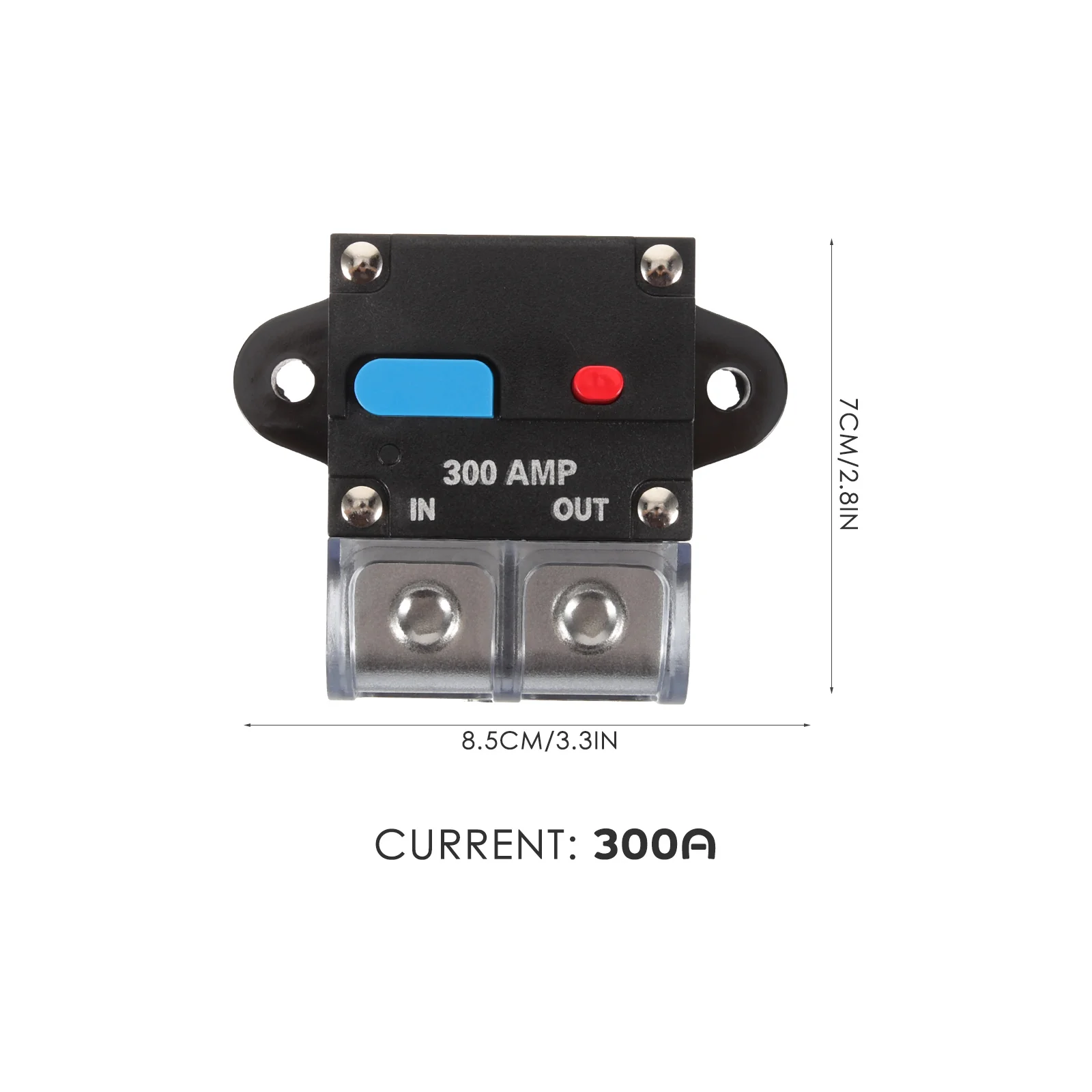 300A Car Circuit Breaker Self Recovery Fuse High Amp Thermal Trip Manual Reset Switch DC Electrical Overload Protection
300A Car Circuit Breaker Self Recovery Fuse High Amp Thermal Trip Manual Reset Switch DC Electrical Overload Protection